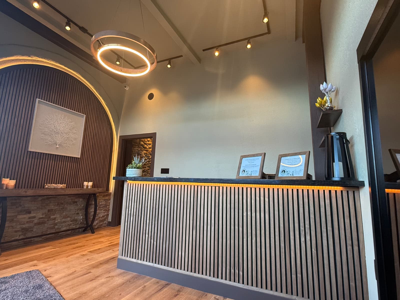 Warm Stone Spa Lobby Entrance